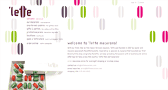 Desktop Screenshot of lettemacarons.com